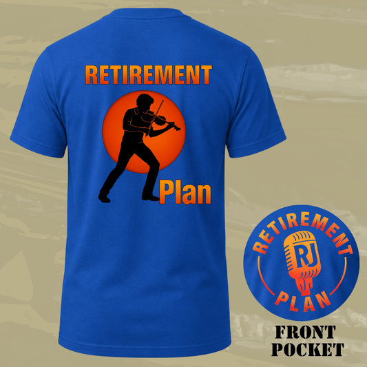 Retirement  Fiddler Back T-shirt
