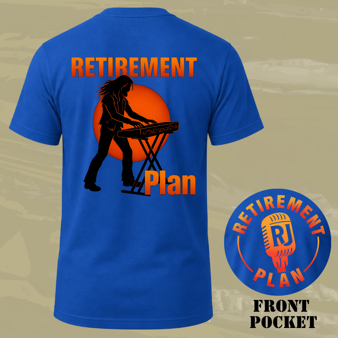 Retirement Keyboard Back T-shirt