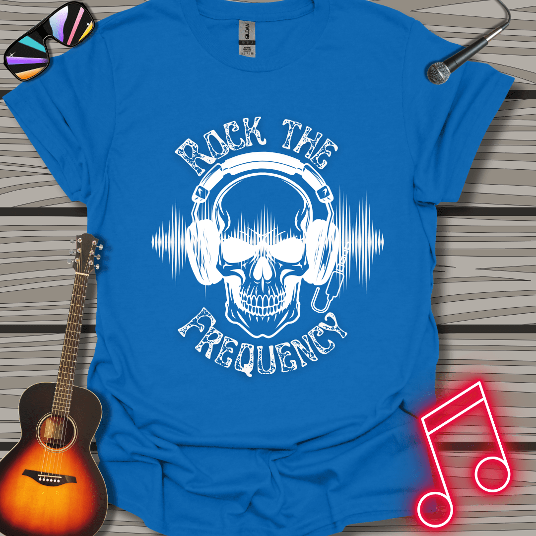 Rock The Frequency (White) T-shirt