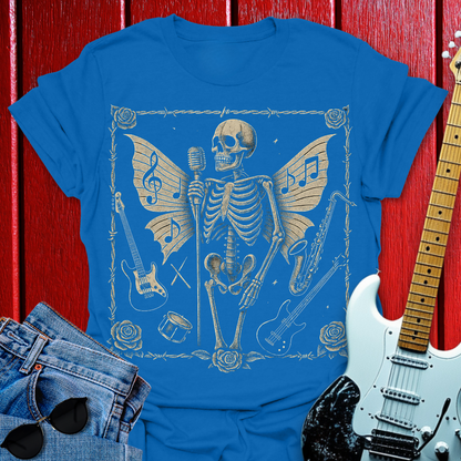 Skeleton Serenade T-shirt