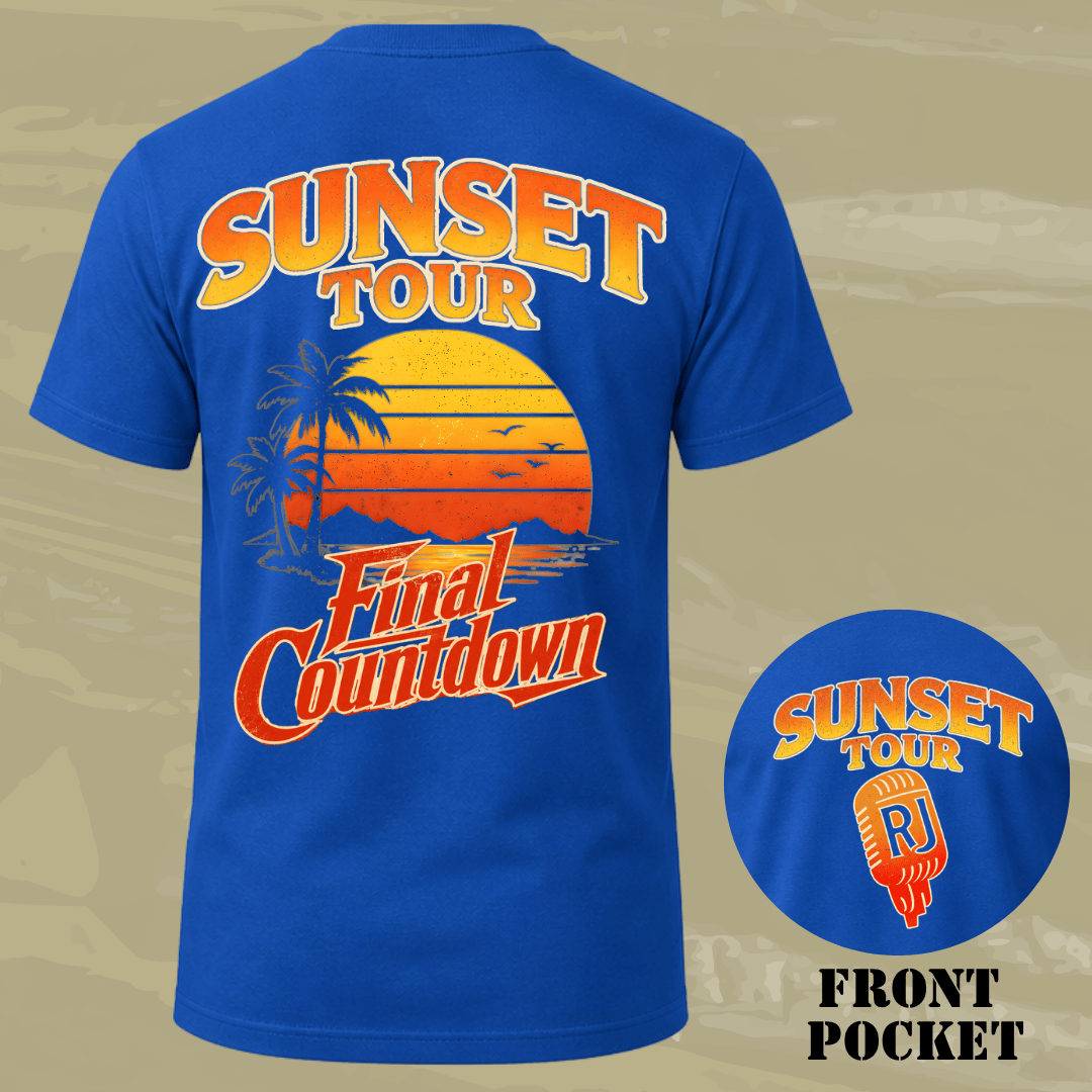 Sunset Tour Back T-shirt