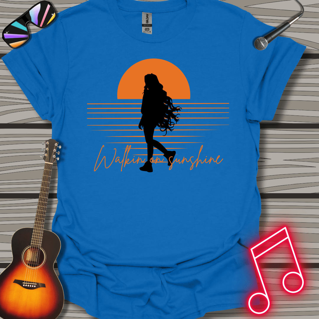 Woman Walking On Sunshine T-shirt