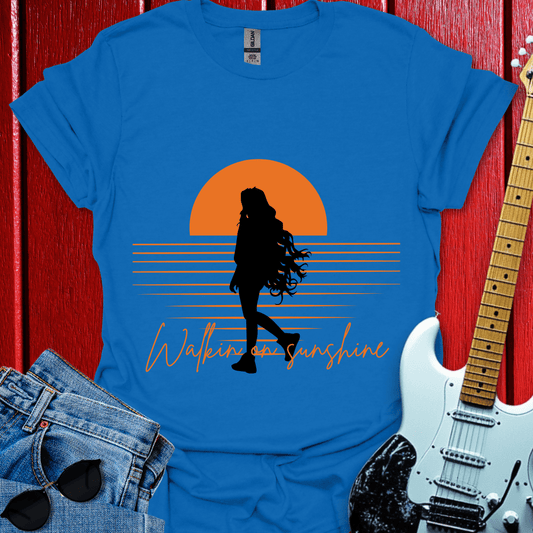 Woman Walking On Sunshine T-shirt
