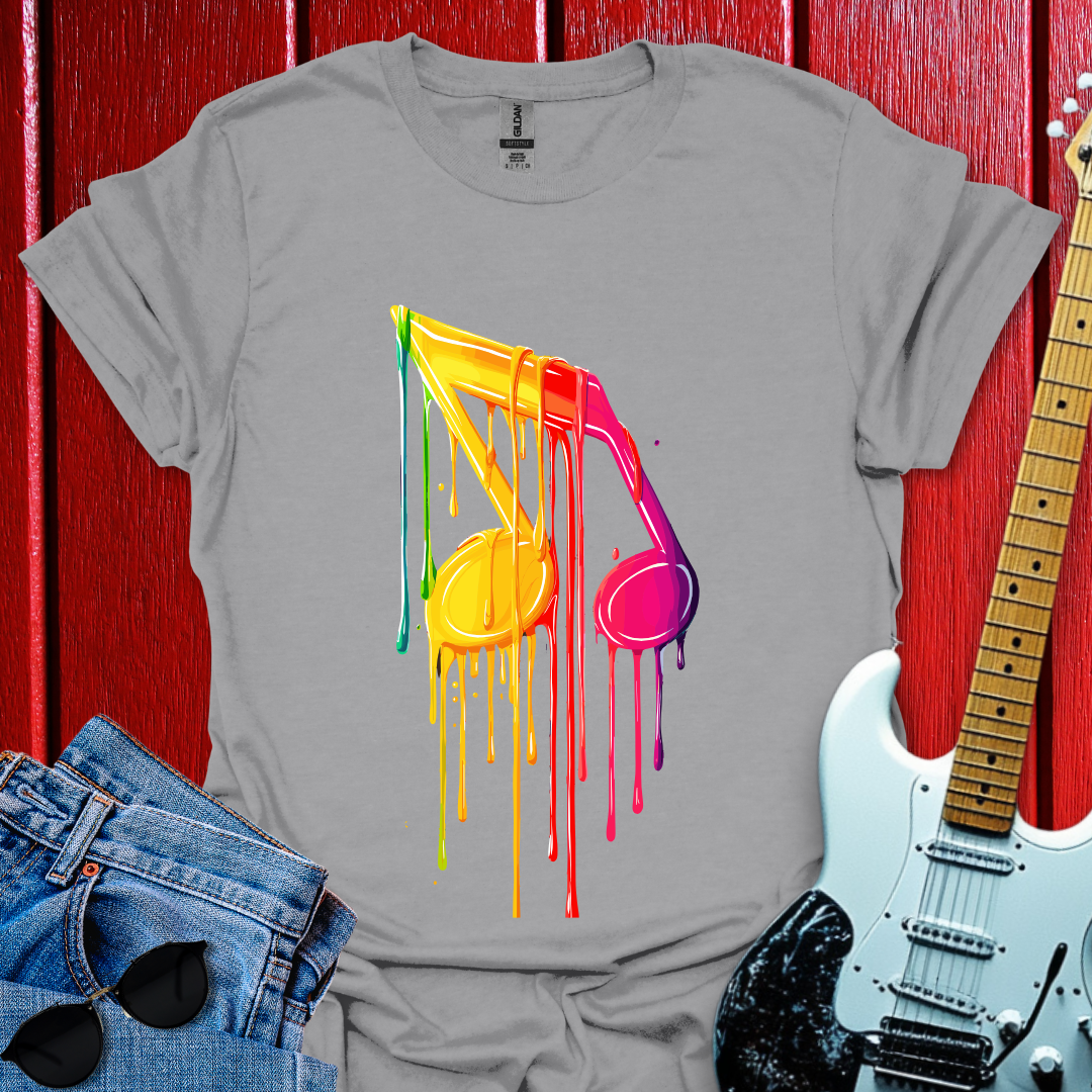 Colorful Beat Note T-shirt