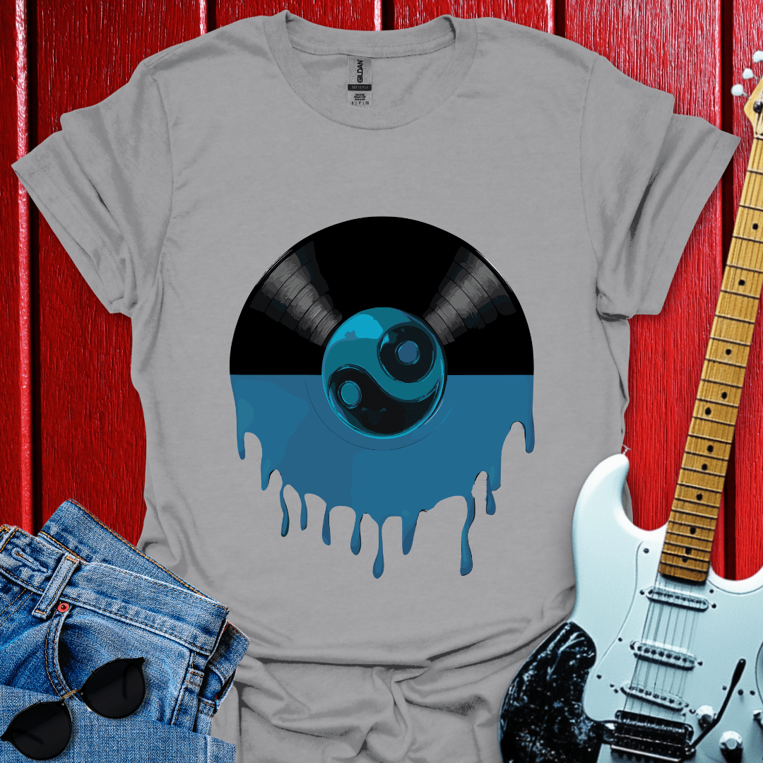 Melted Yin/Yang Record T-shirt