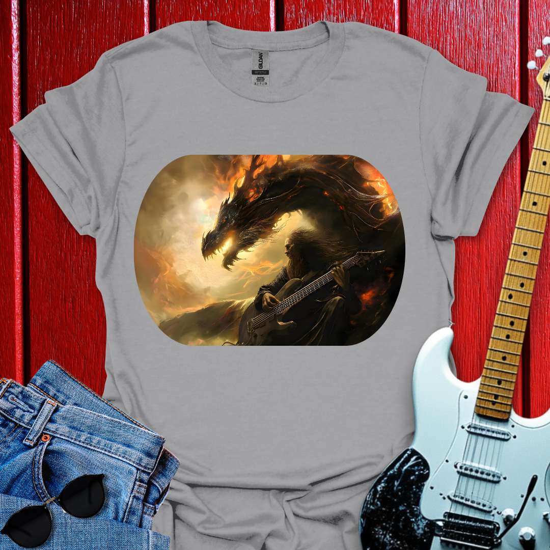 Musical Sage With Dragon T-shirt