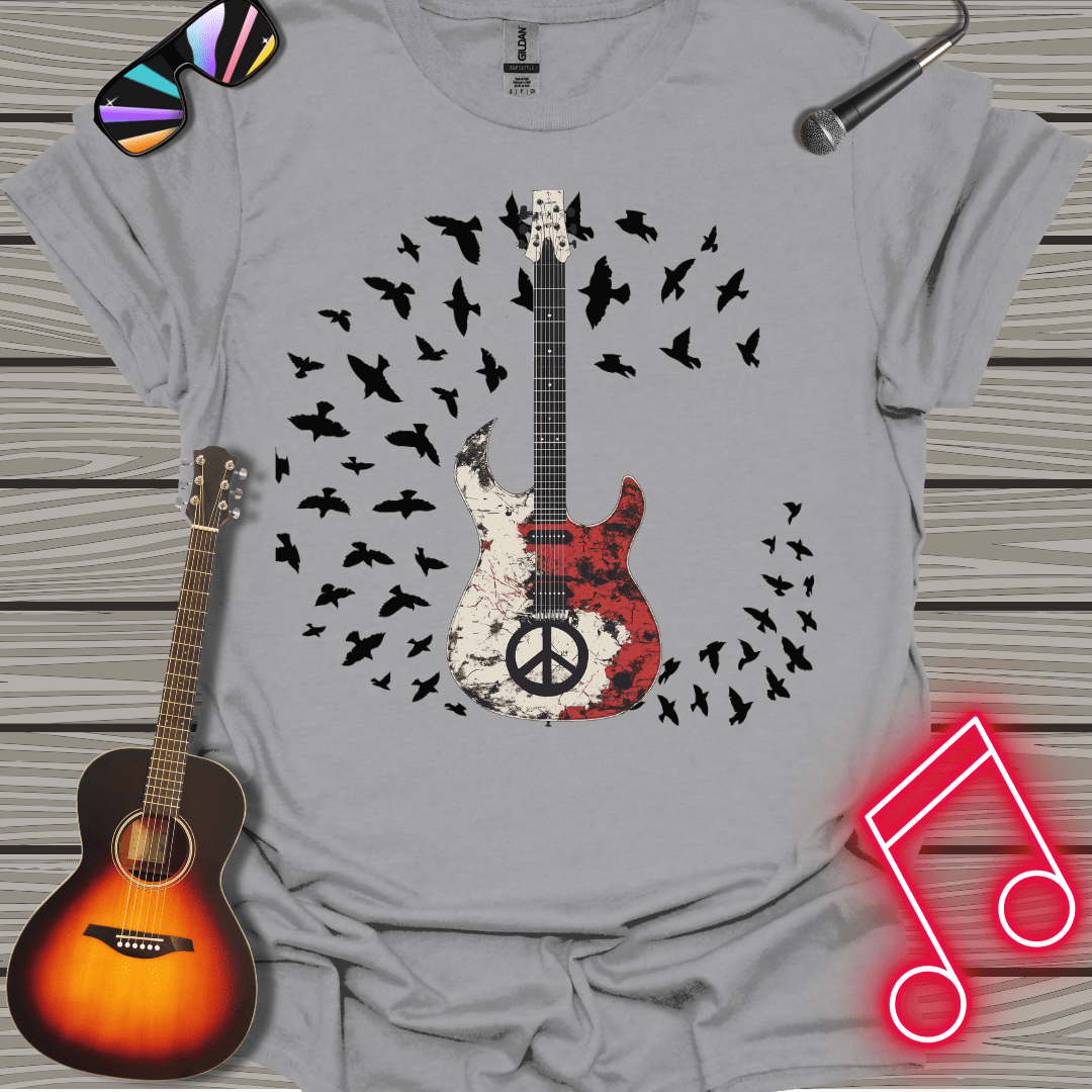 Peace Guitar T-shirt