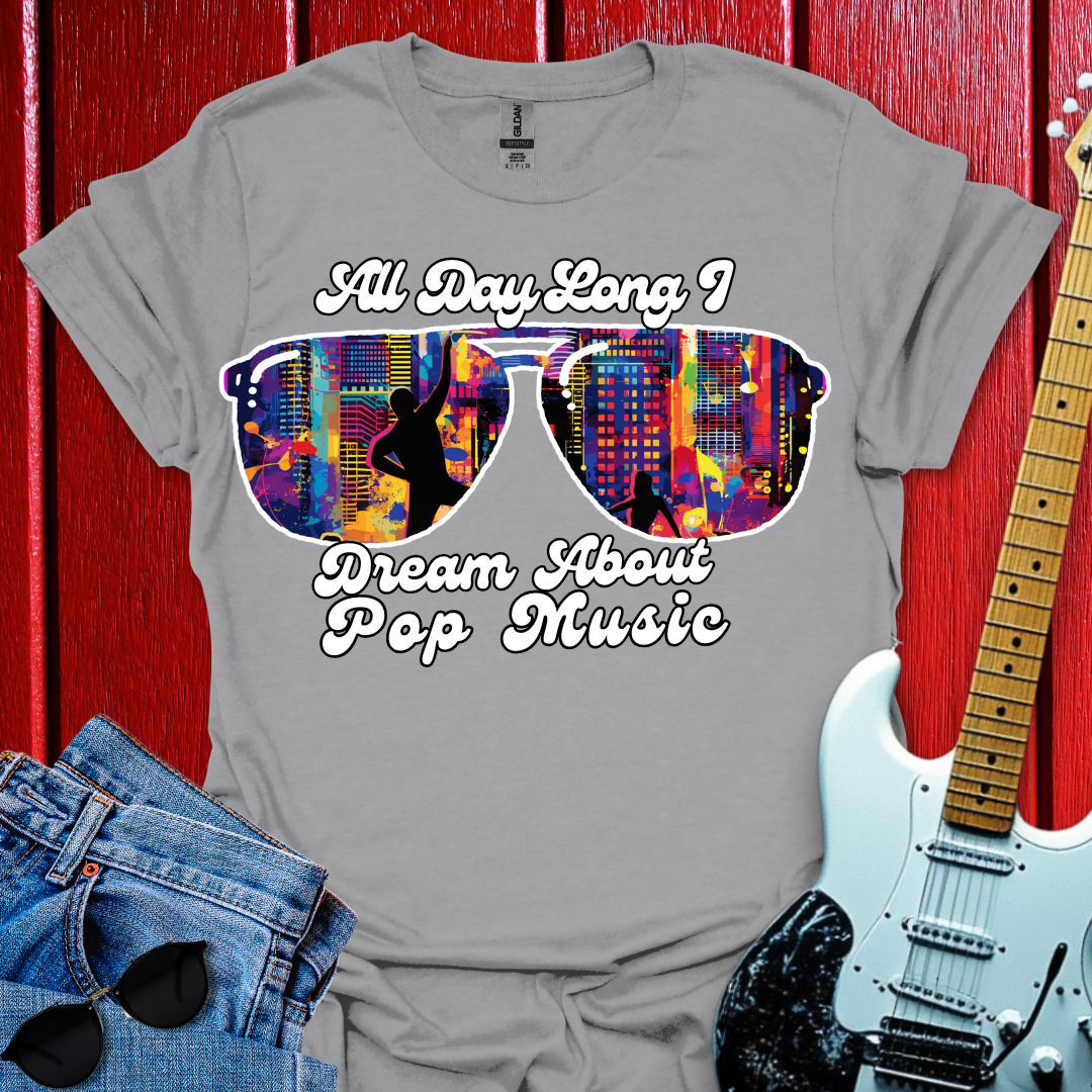 Pop Music All Day T-shirt