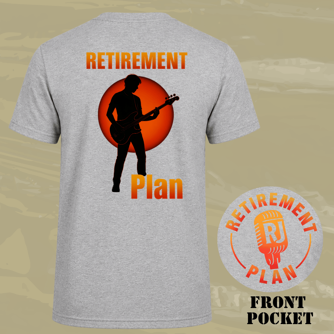 Retirement Bass Back T-shirt