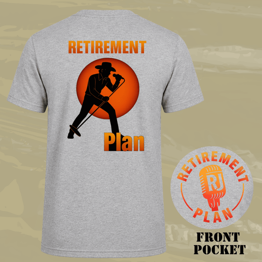 Retirement Cowboy Back T-shirt