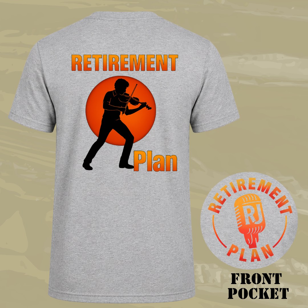 Retirement  Fiddler Back T-shirt