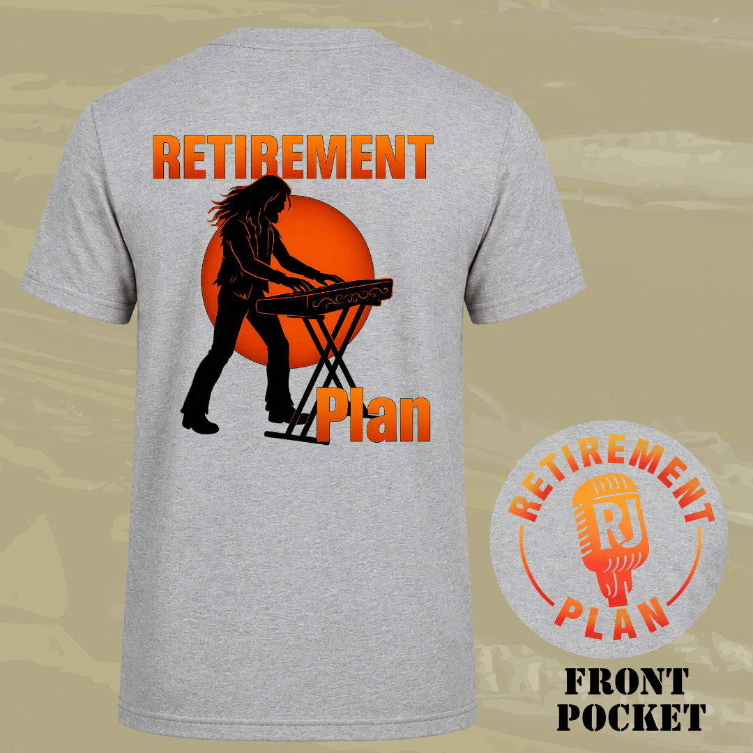 Retirement Keyboard Back T-shirt
