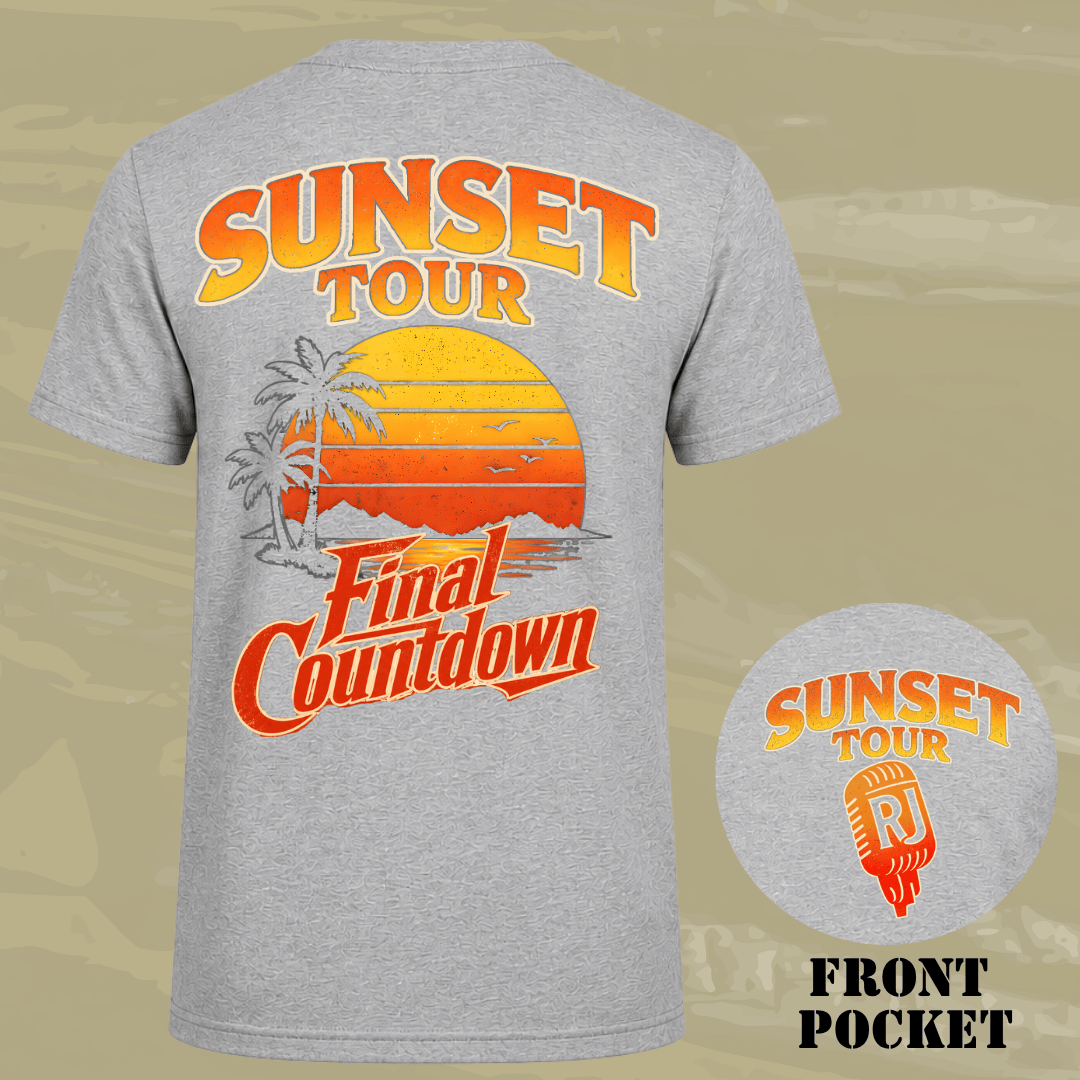 Sunset Tour Back T-shirt