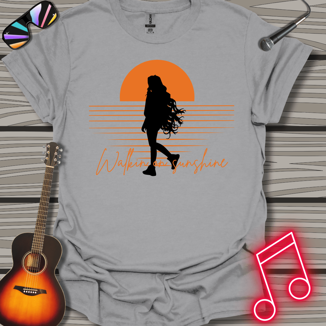 Woman Walking On Sunshine T-shirt