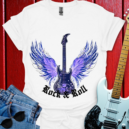 Blue Winged Guitar T-shirt