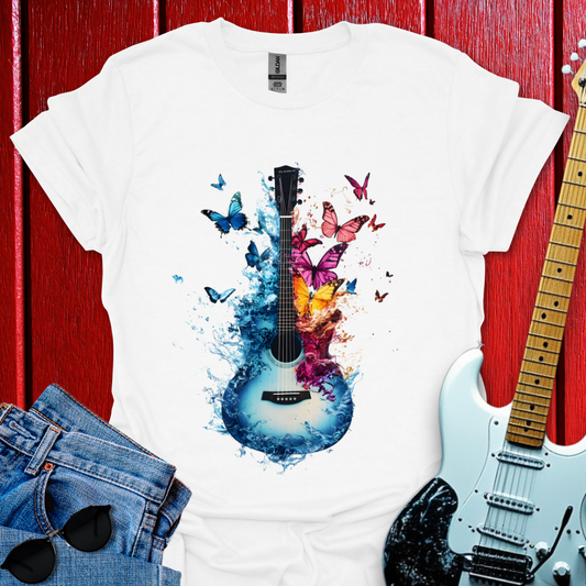 Butterfly Guitar T-shirt