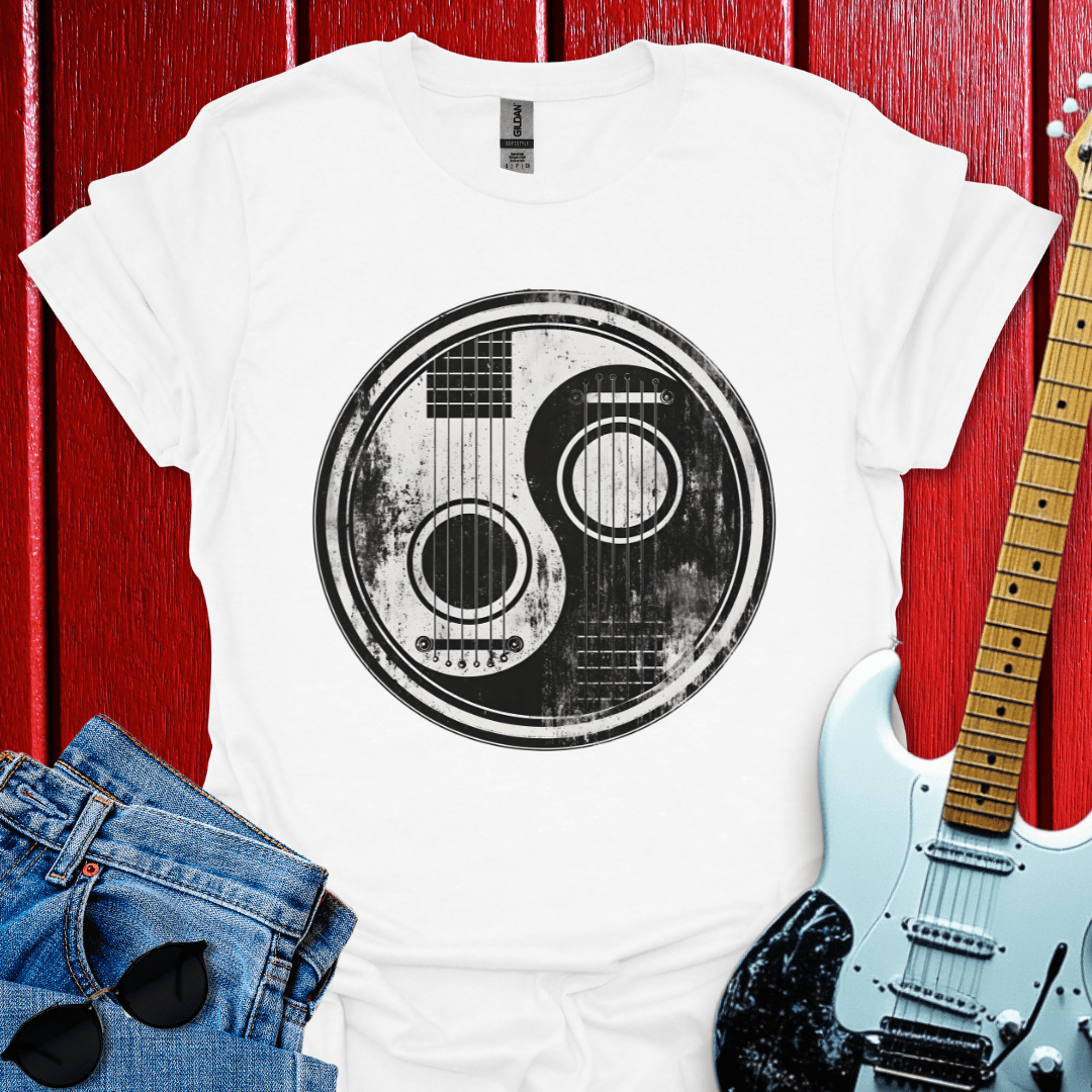 Distressed Yin/Yang T-shirt