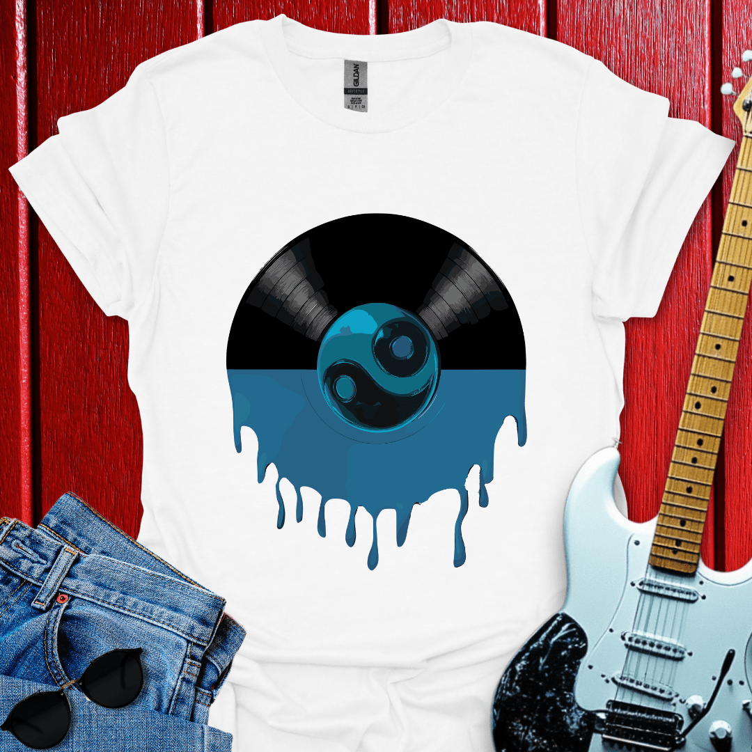 Melted Yin/Yang Record T-shirt