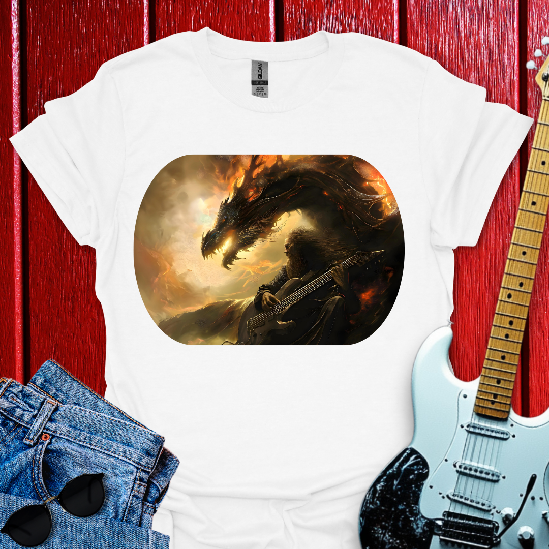 Musical Sage With Dragon T-shirt