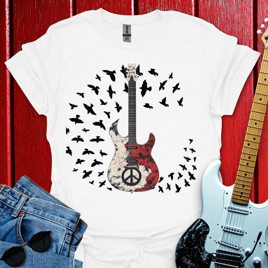 Peace Guitar T-shirt