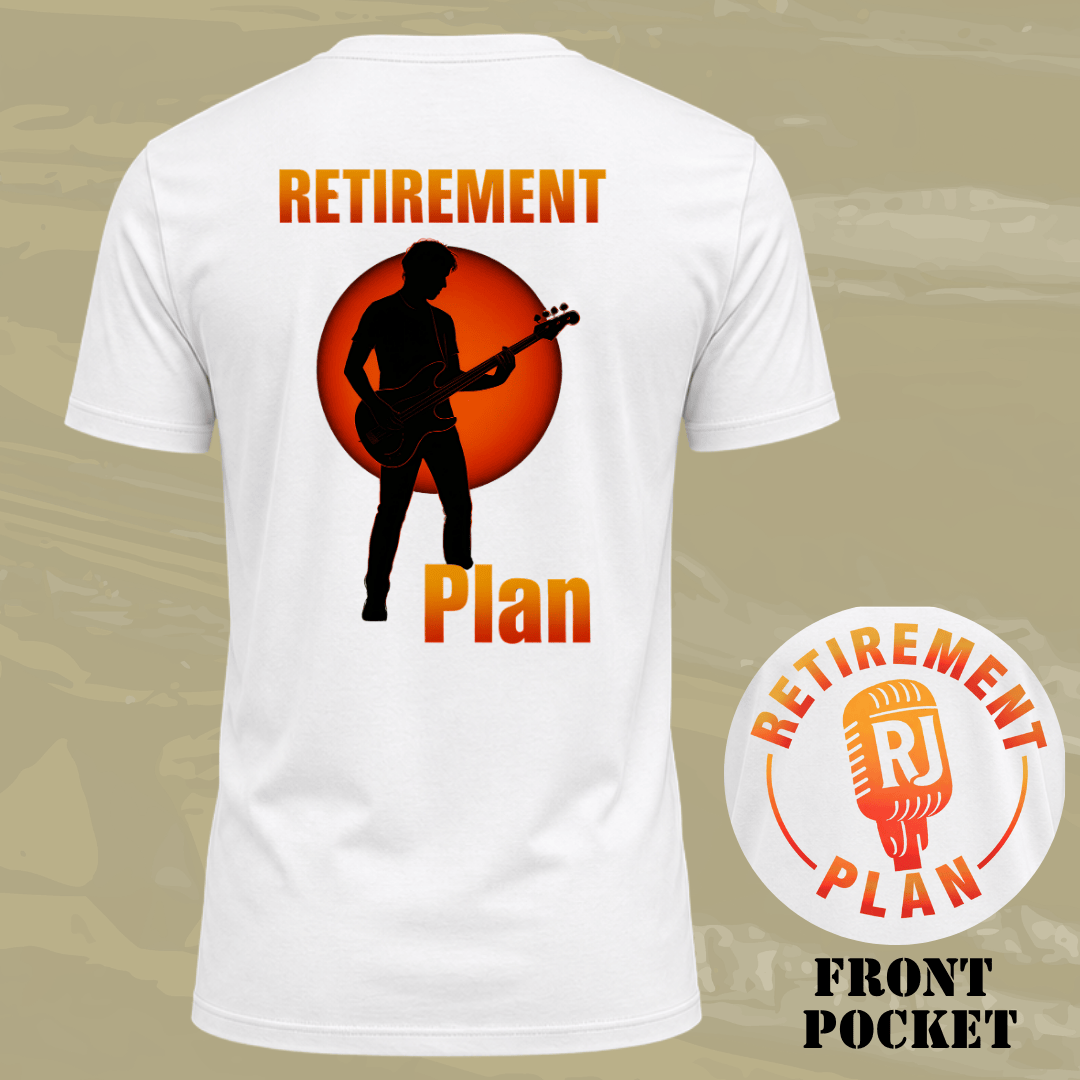 Retirement Bass Back T-shirt