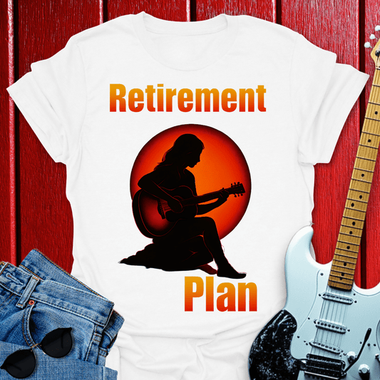 Retirement Guitar T-shirt