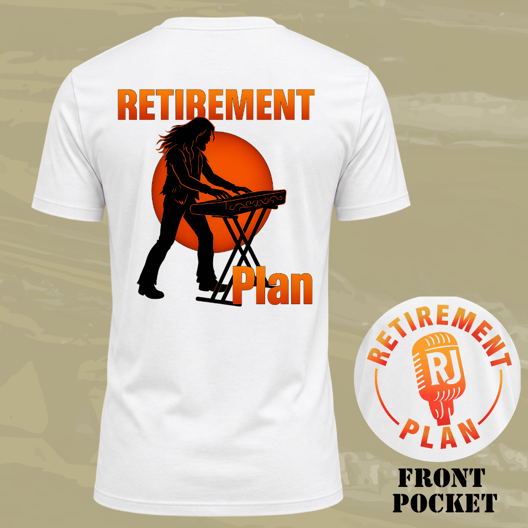 Retirement Keyboard Back T-shirt