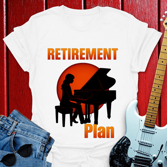 Retirement Piano T-shirt