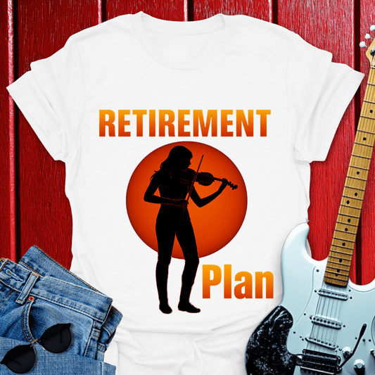 Retirement Violin T-shirt