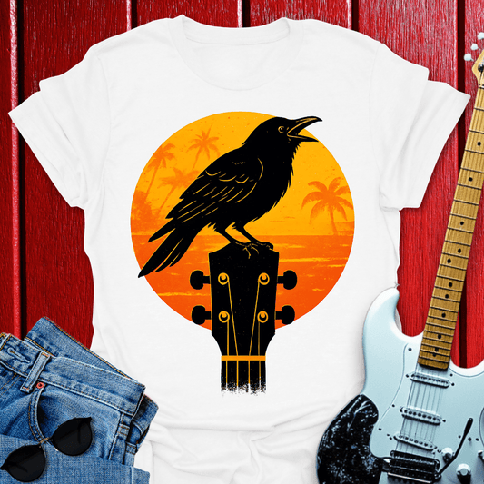 Sunset Crow T-shirt