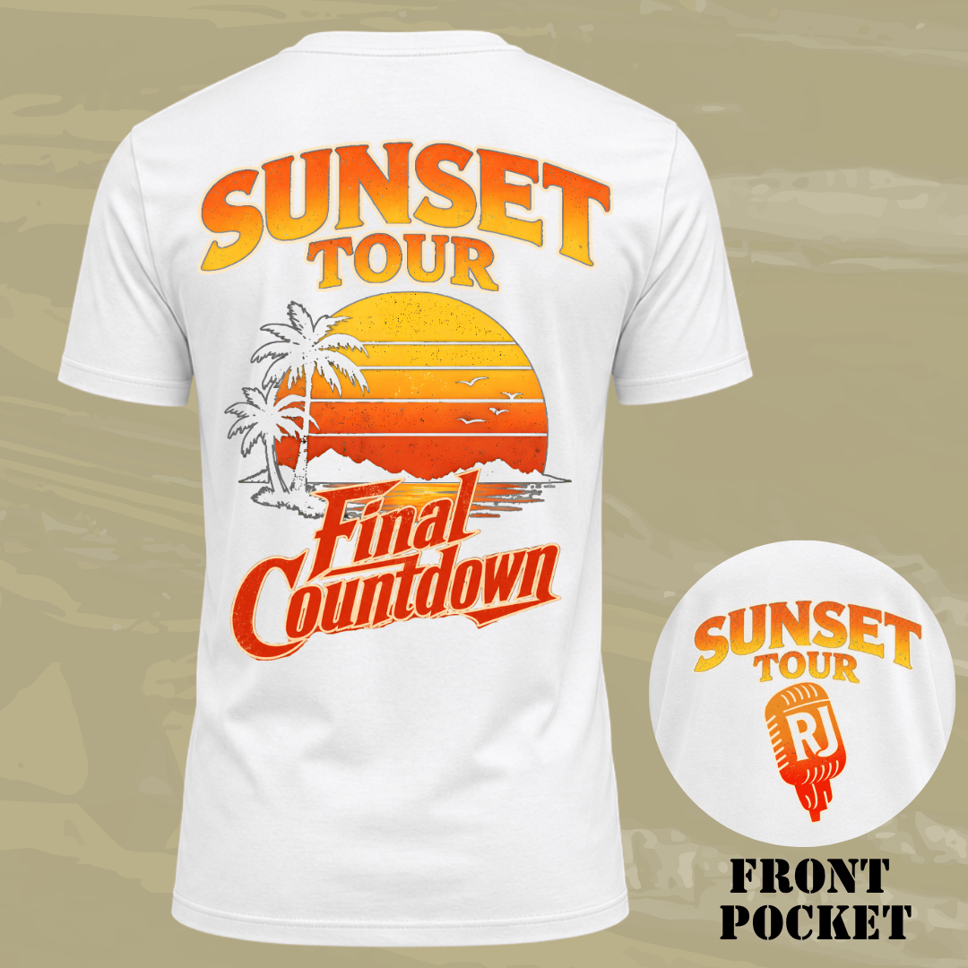 Sunset Tour Back T-shirt